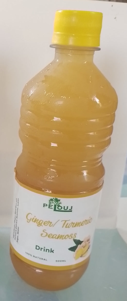 Ginger Turmeric Seamoss Drink (Bulk)