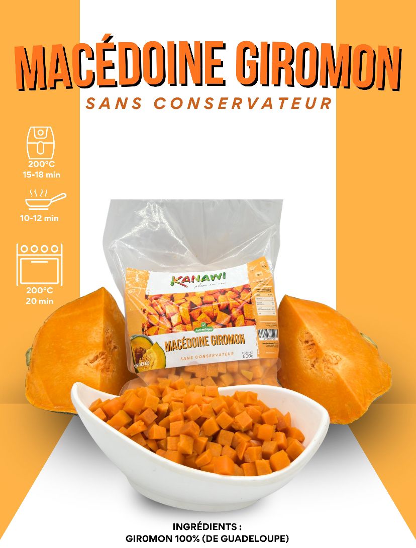 Frozen Papaya Chunks/ Macèdoine Giromon - 600g