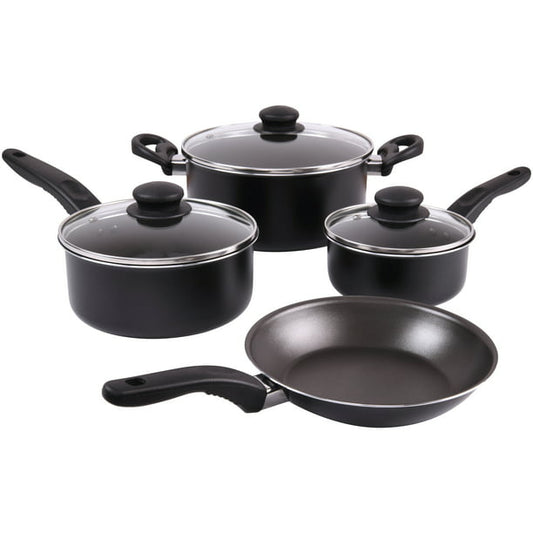 7 pc Black Pan Set