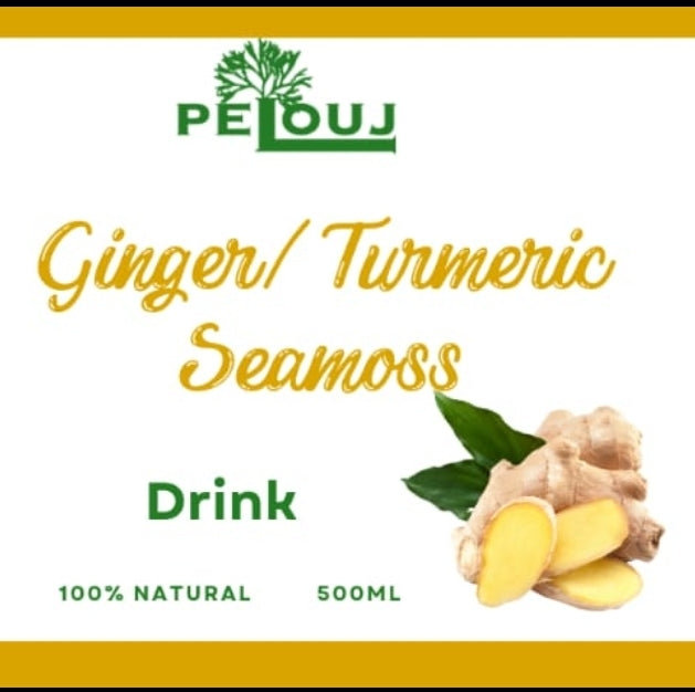 Ginger Turmeric Seamoss Drink