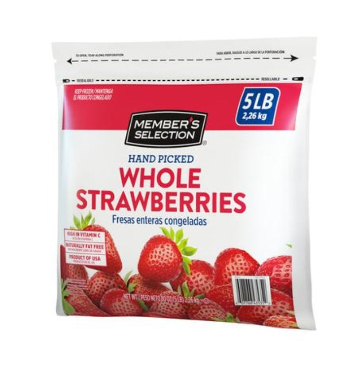 Whole Frozen Strawberries 2.26 kg / 5 lb