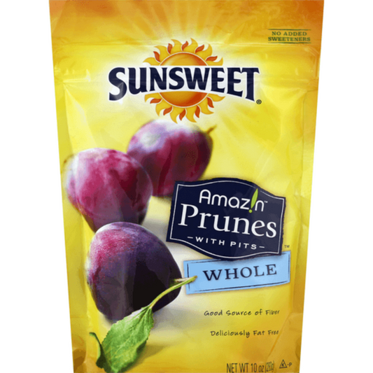 Sunsweet Whole Prunes With Pits - 10oz