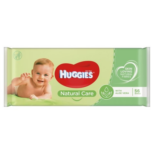 Huggies Natural Baby Wipes 56’s