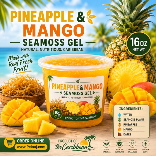 Mango Pineapple Seamoss Gel - 16oz