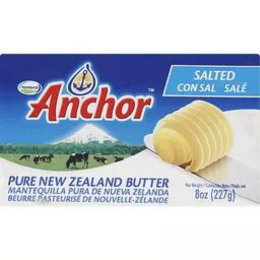 Anchor New Zealand Salted Table Butter - 8oz